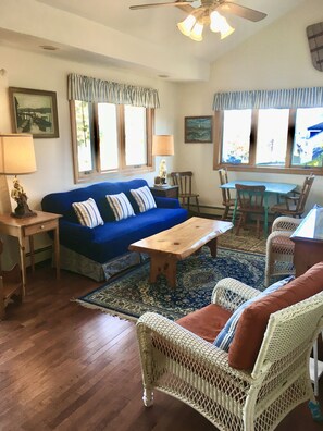 TV, DVD player - Long Beach-Gloucester-2 minute walk to Beach! Large yard & lush gardens. Pup ok (Gloucester)