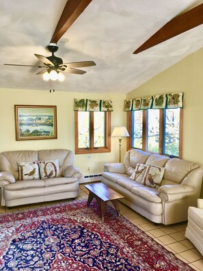 TV, DVD player - Gloucester-Long Beach-2 minute walk to Beach! Large yard & lush gardens. Pup ok! (Gloucester)