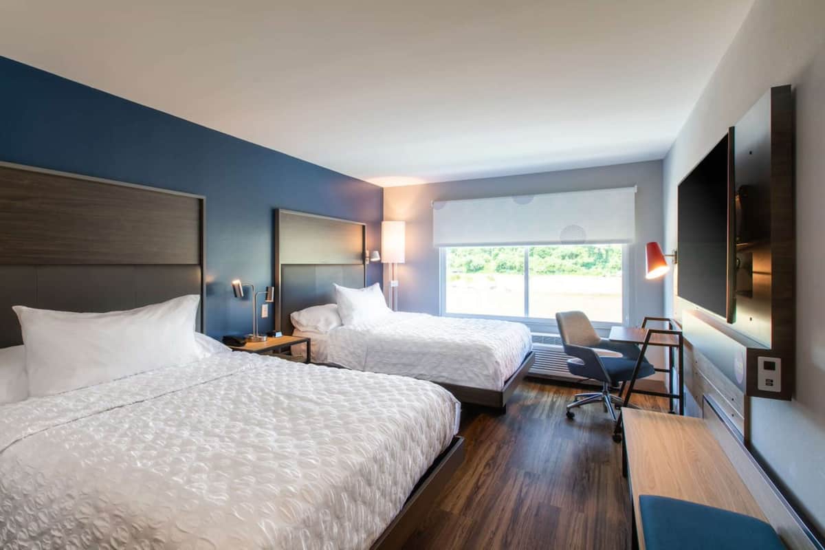Room, 2 Queen Beds, Accessible (Hearing) | Desk, blackout drapes, iron/ironing board, free WiFi