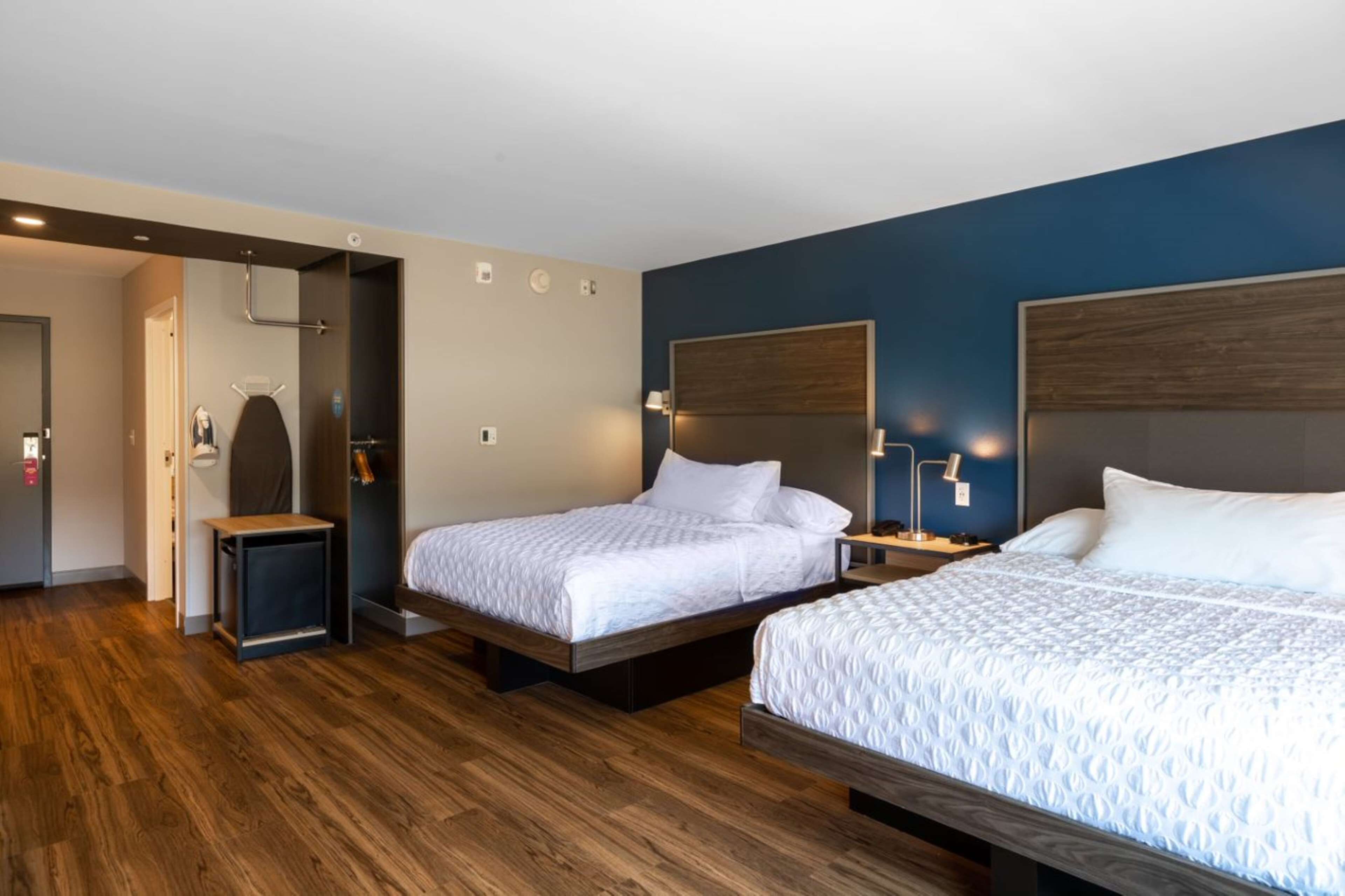 room, 2 queen beds, accessible (roll-in shower) | desk, blackout curtains, iron/ironing board, free wifi