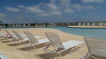 Indoor pool, outdoor pool