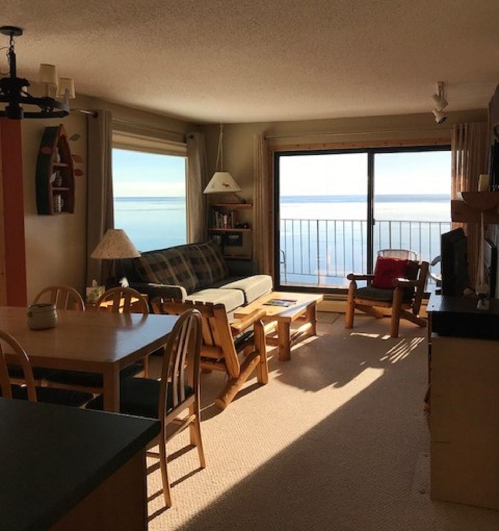   Be mesmerized by exceptional views of Lake Superior. Perched above the water!