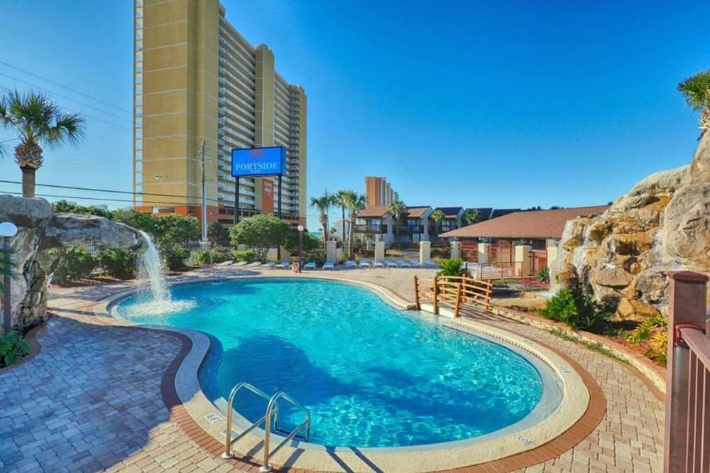 Ground floor condo with great pools and across from white sand beaches!