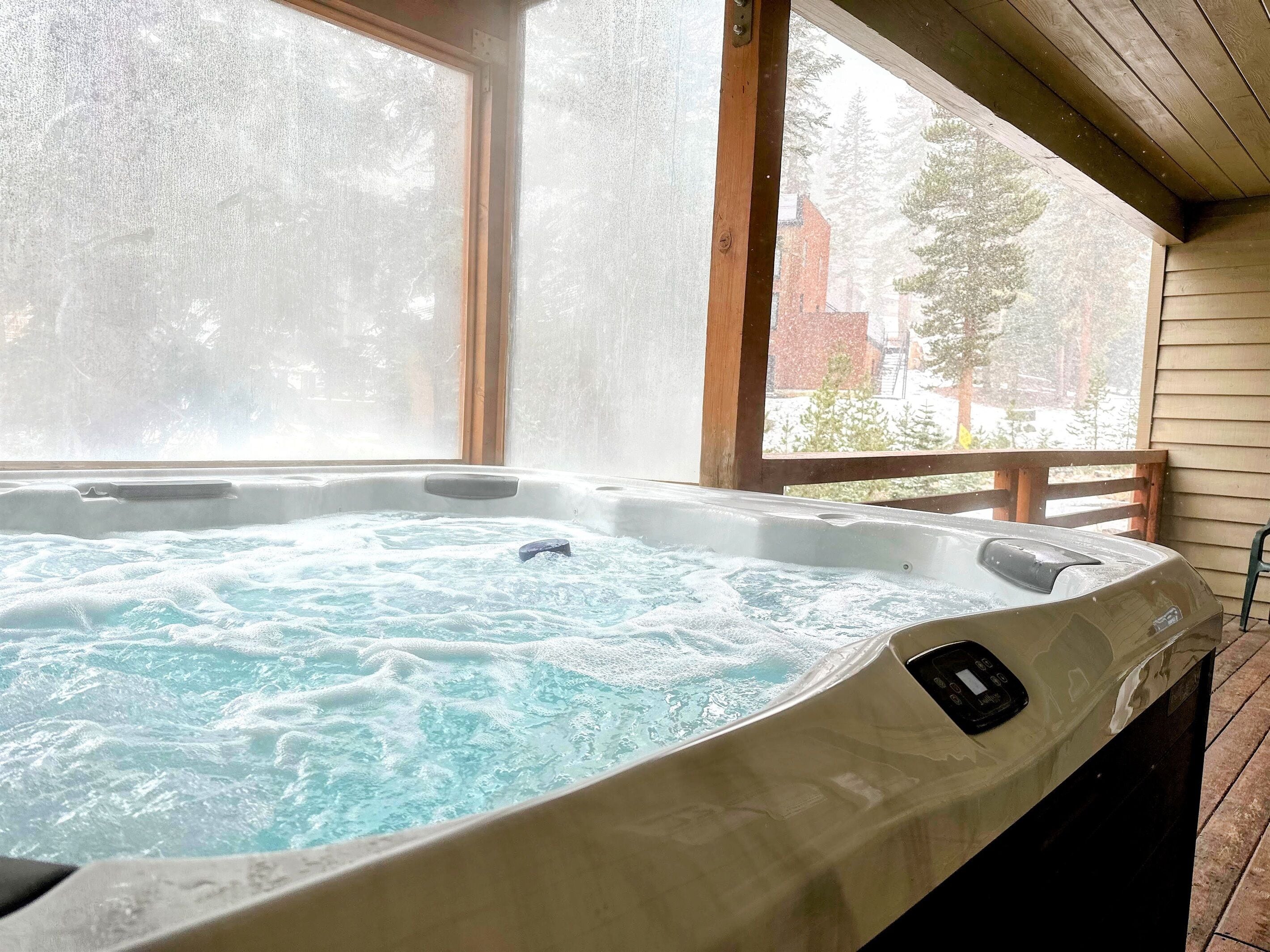 Bain à remous intérieur