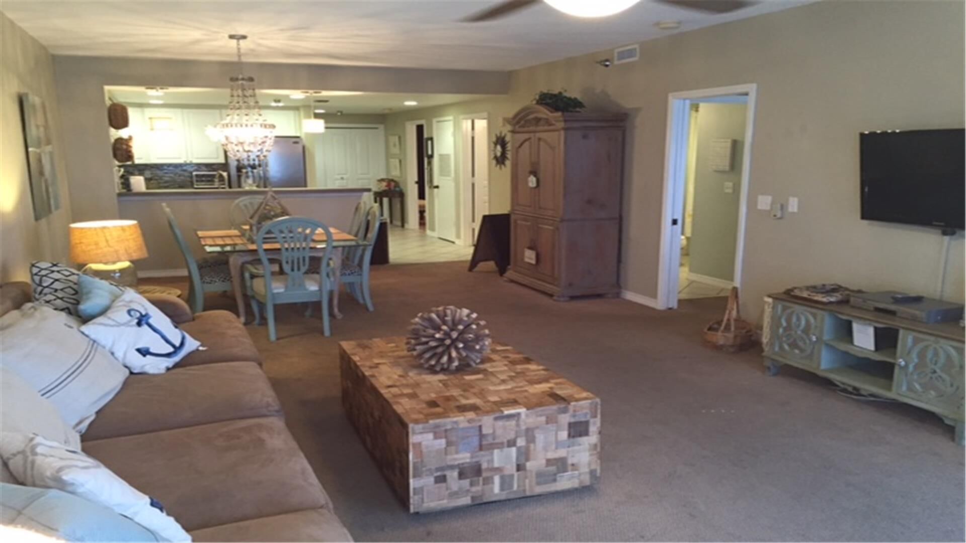 Gorgeous Gulf Front View Right on the White Sands of Pensacola Beach.