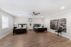 5 chambres, fer et planche à repasser, Wi-Fi, literie fournie