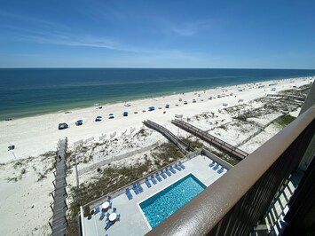 View from condo balcony