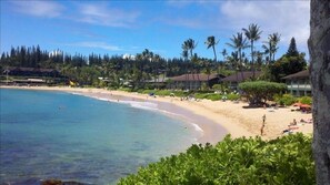 Napili Bay is directly across the street from your front door!