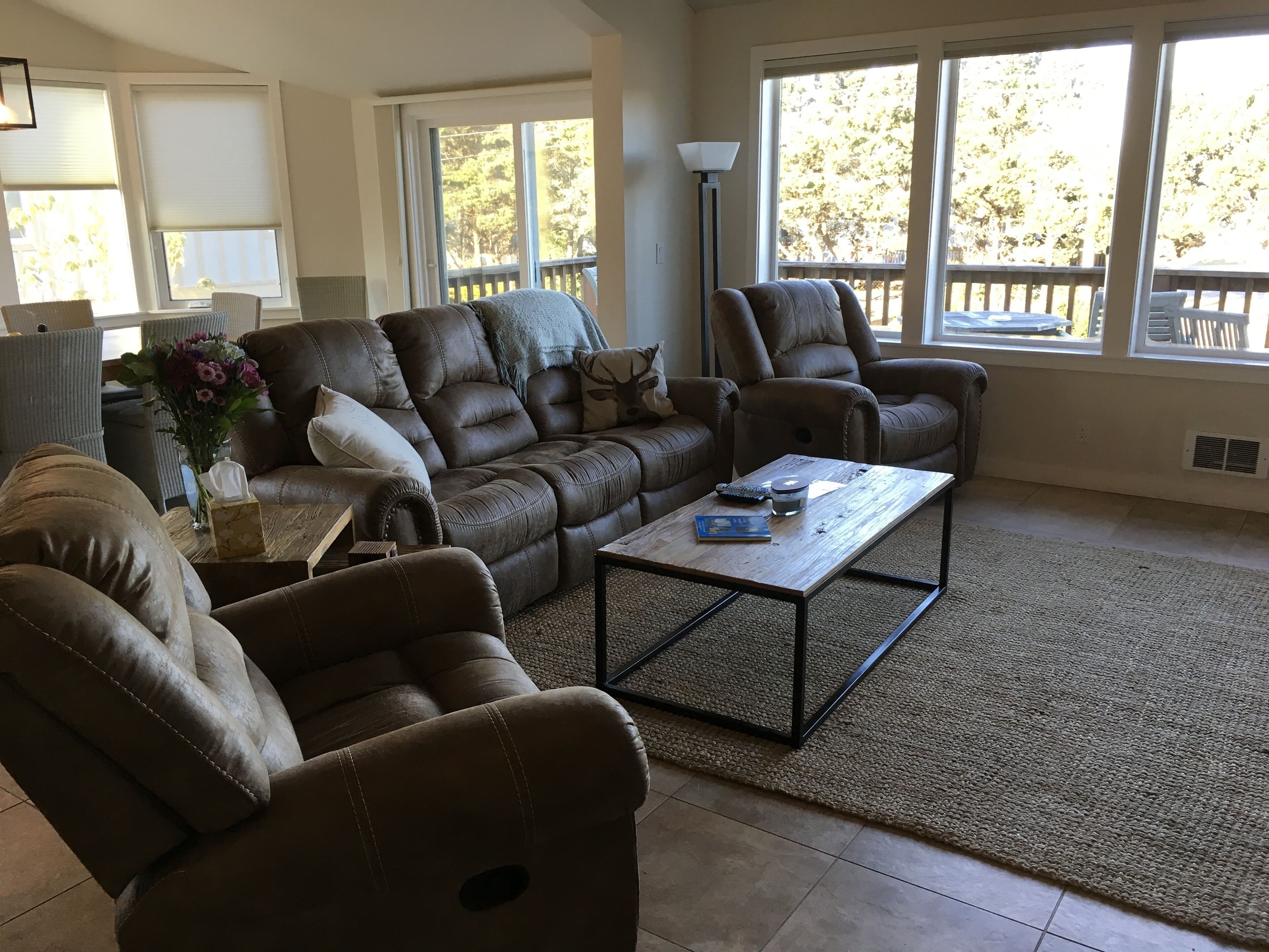 Dacha , a beautiful two story home with a direct ocean view.