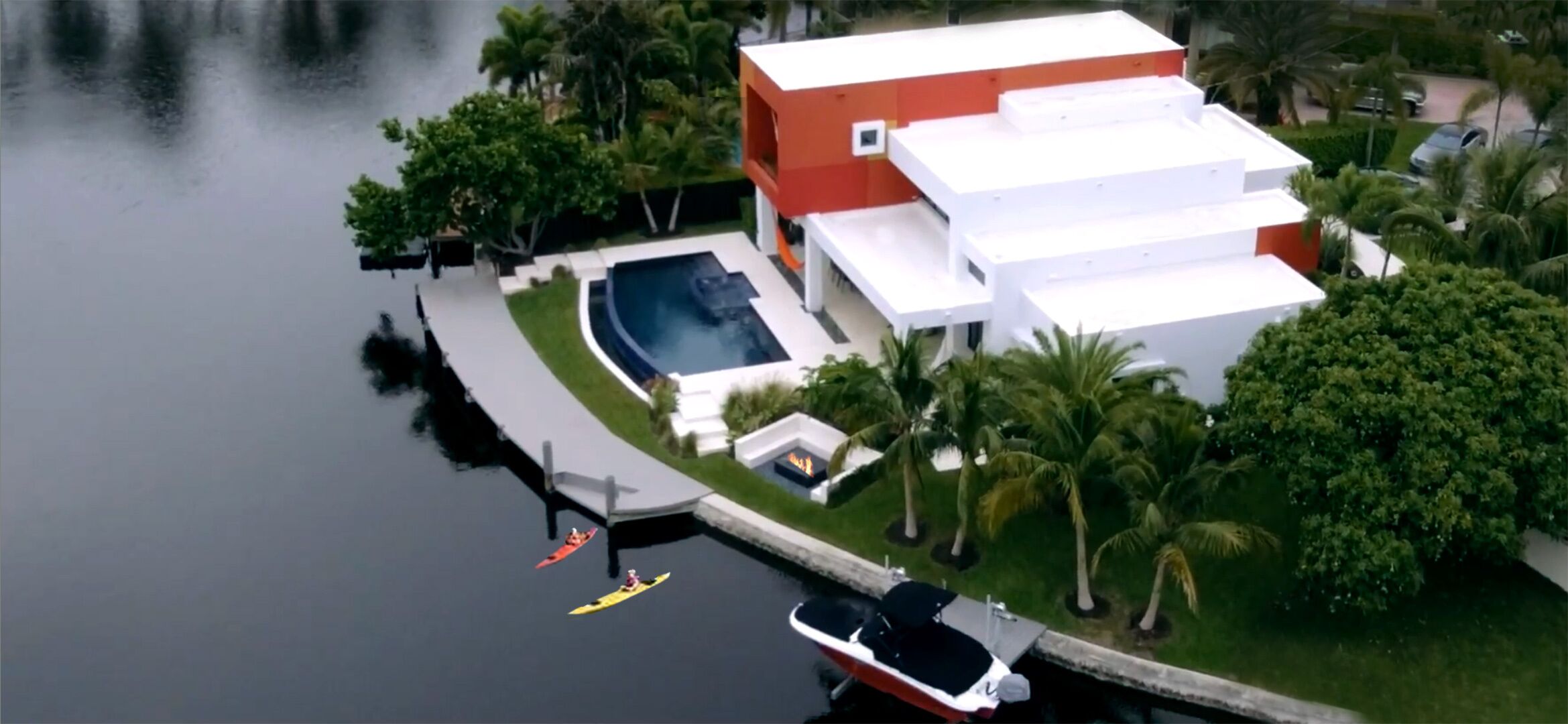 Exquisite Modern Minimalistic Waterfront Personal Resort