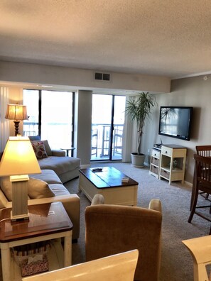 TV, video games, DVD player, ping pong