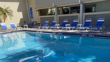 Una piscina riscaldata