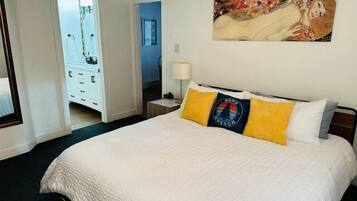1 habitación, tabla de planchar con plancha, wifi y ropa de cama