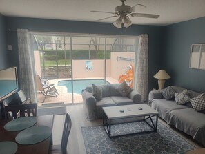 Smart TV, video games, DVD player, table tennis