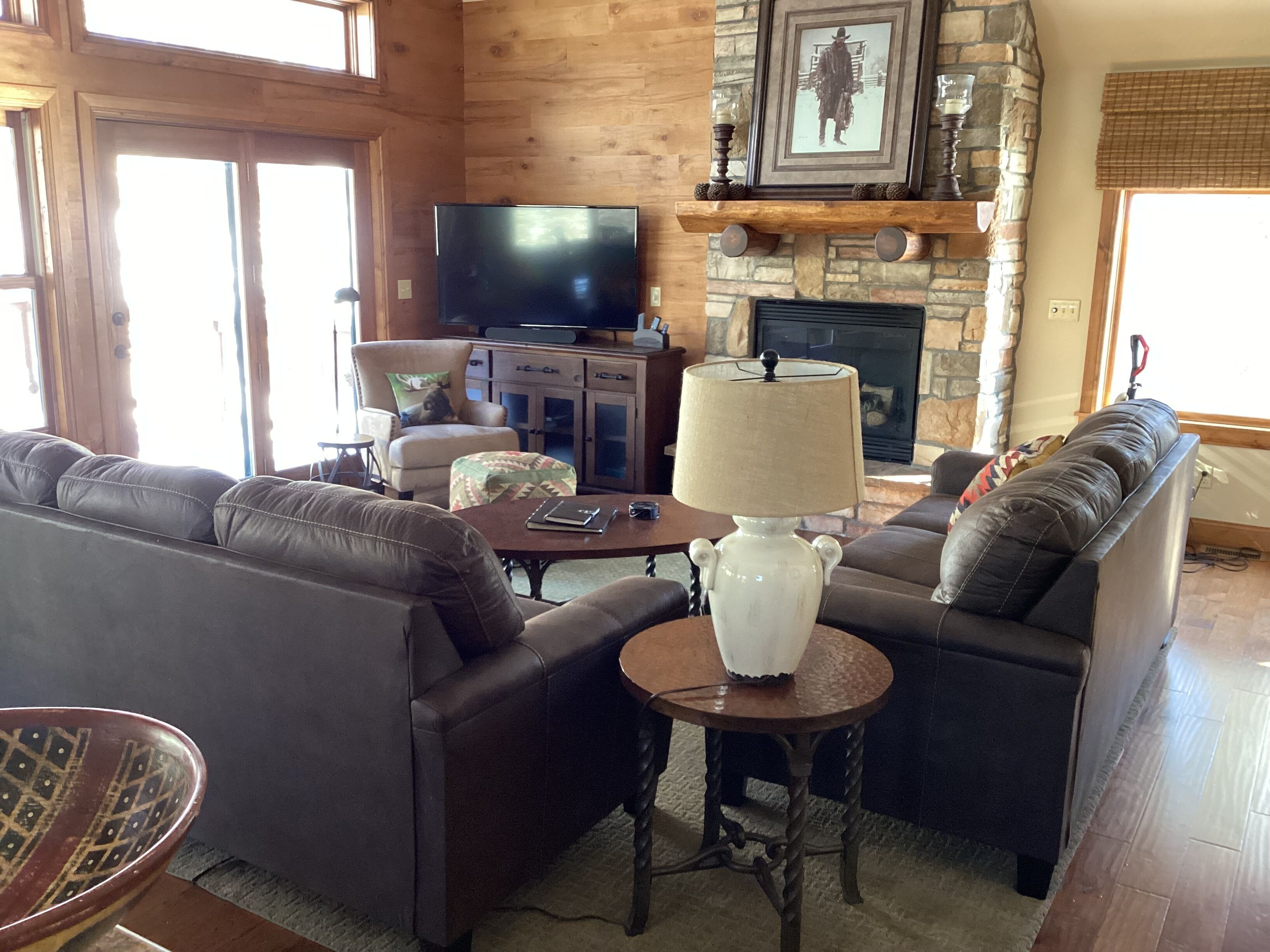 智能電視、壁爐、電子遊戲、DVD 播放機