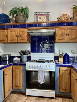 Fridge, microwave, oven, stovetop - Villa Papaya, 2 bedrooms, specious, comfortable home, beach walkable. (San Francisco)