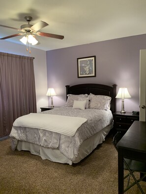 2 chambres, bureau, Wi-Fi gratuit, draps fournis