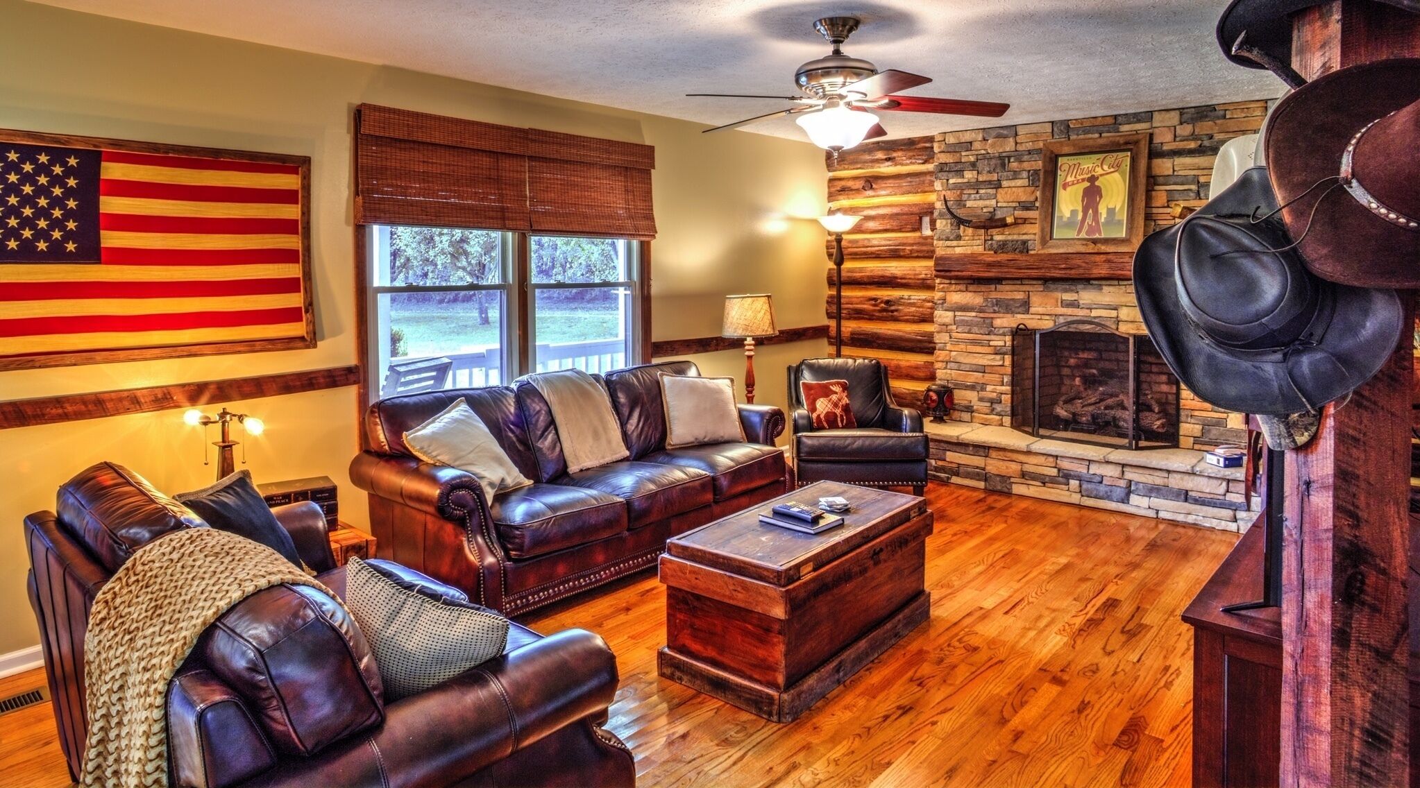 TV, DVD player, books