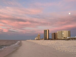 On the beach