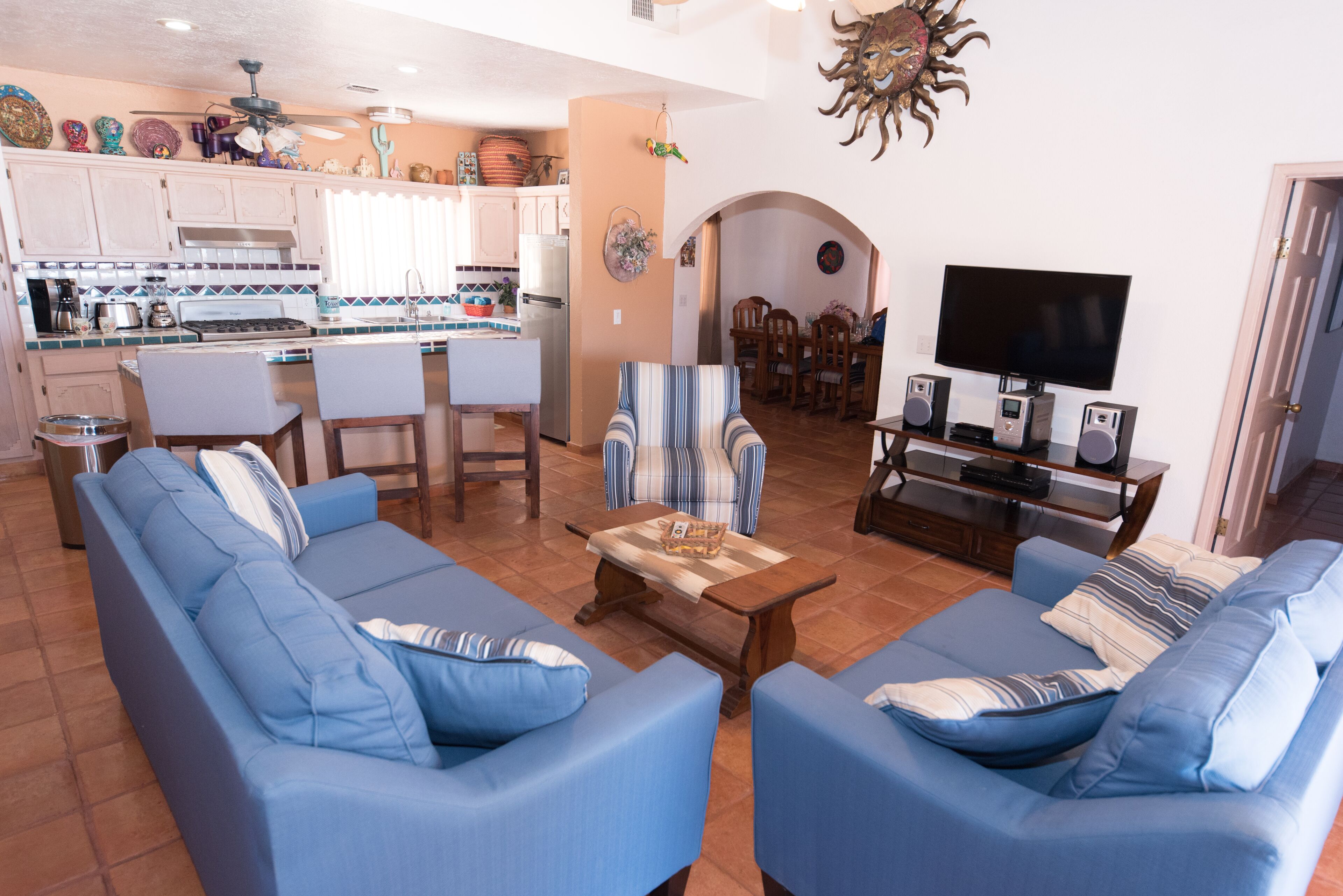 SEA ESCAPE AT LAS CONCHAS 3 bedroom 2 bath just steps to the beach