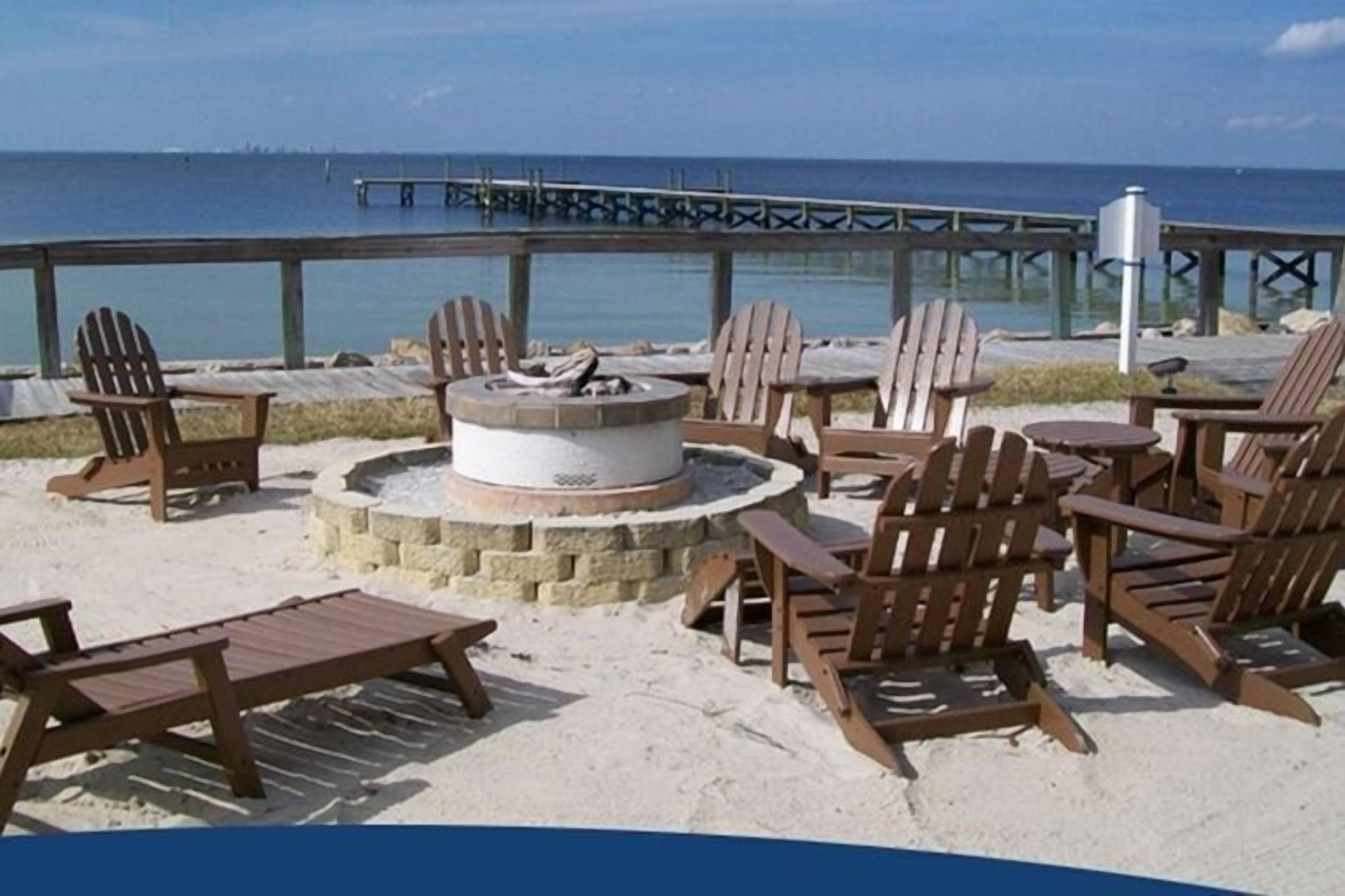 Firepit at the pier