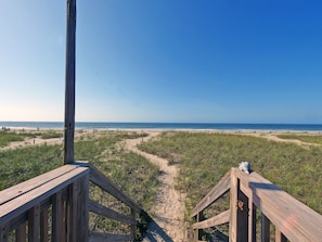 On the beach