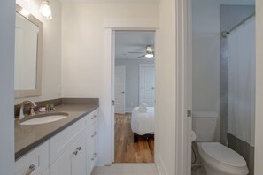 Hair dryer, towels