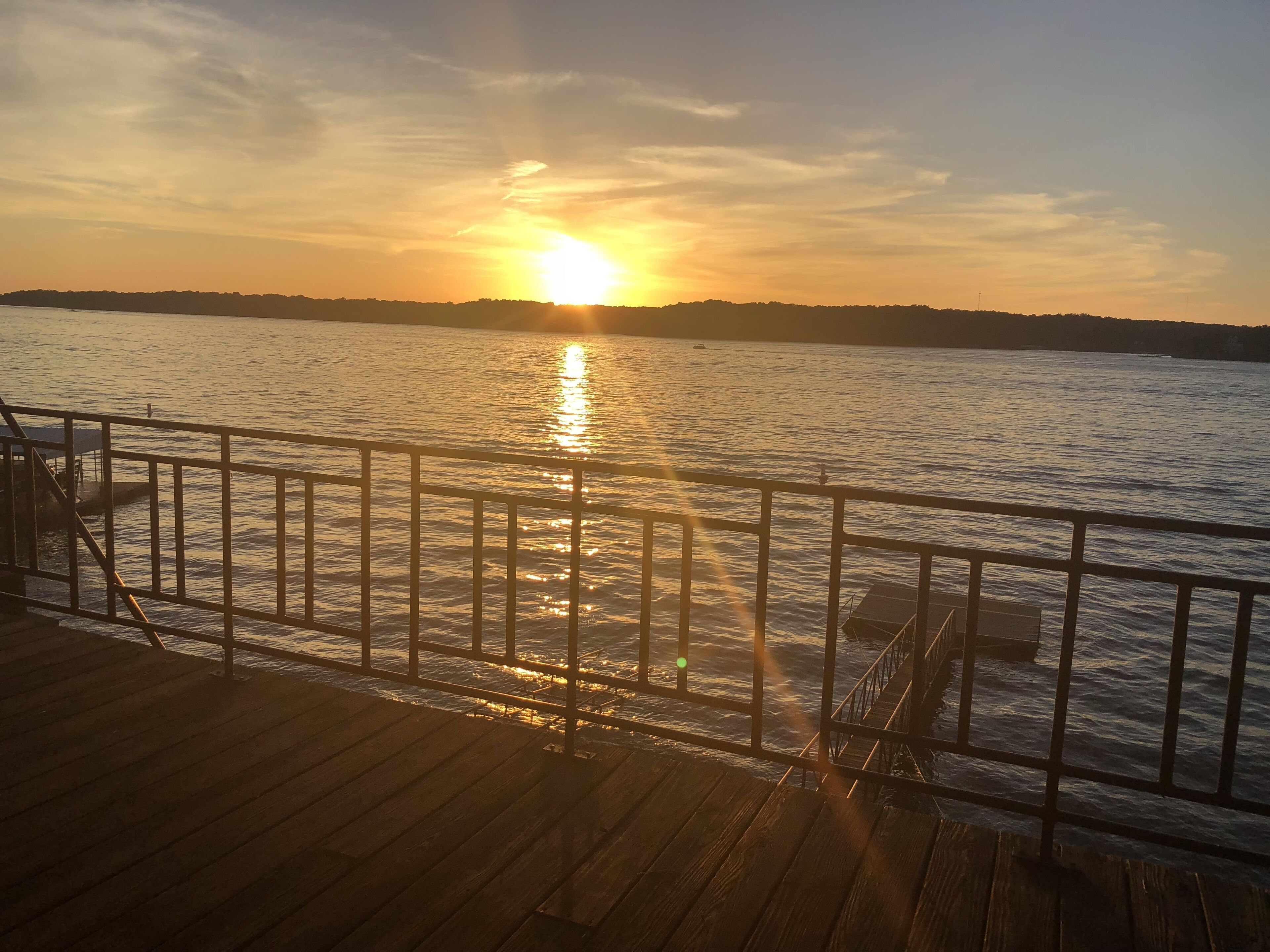 Right on the water, best view on the lake!