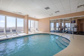 Indoor pool, outdoor pool