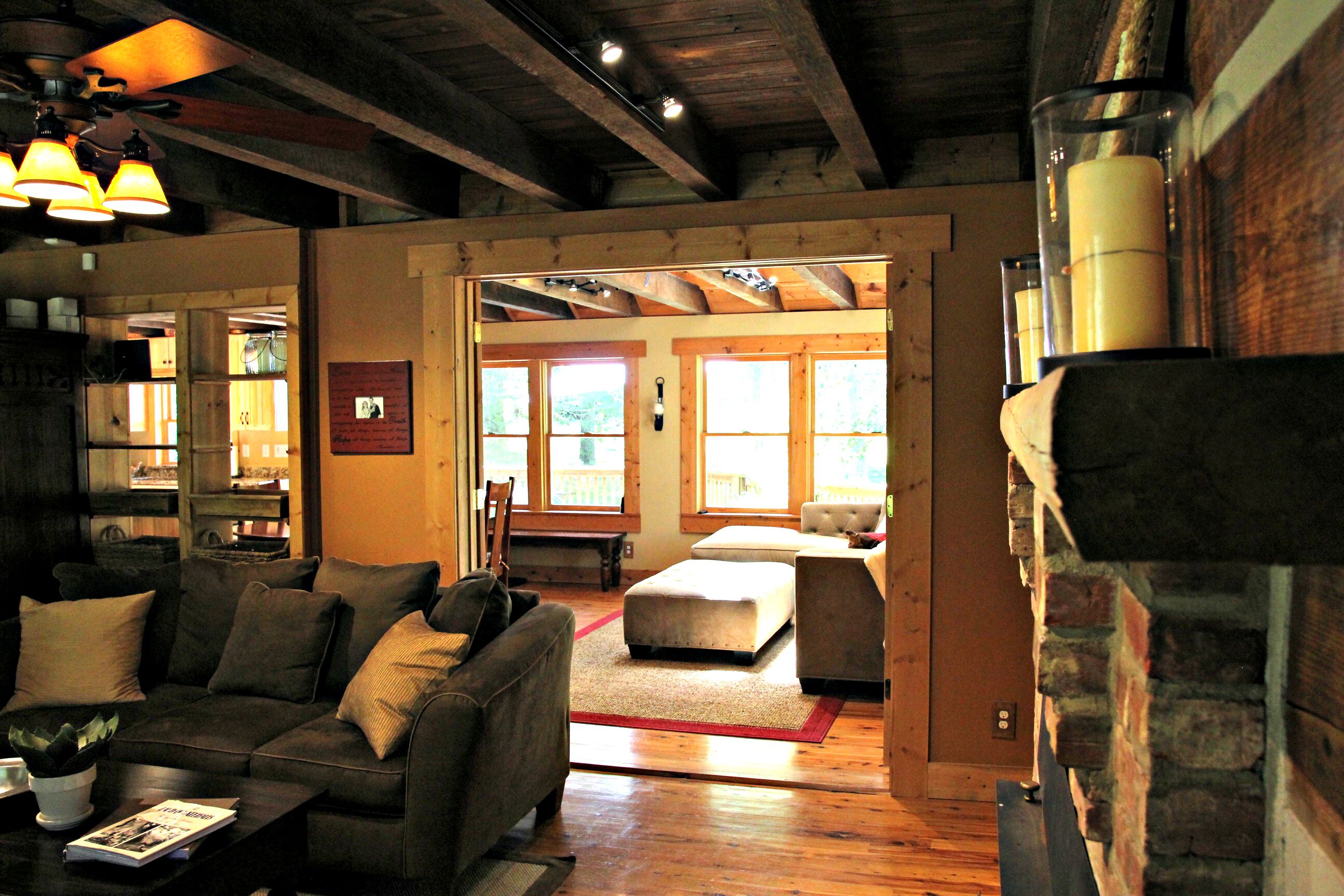 Brevard Mountain Cabin Retreat with Waterfall and Pond!