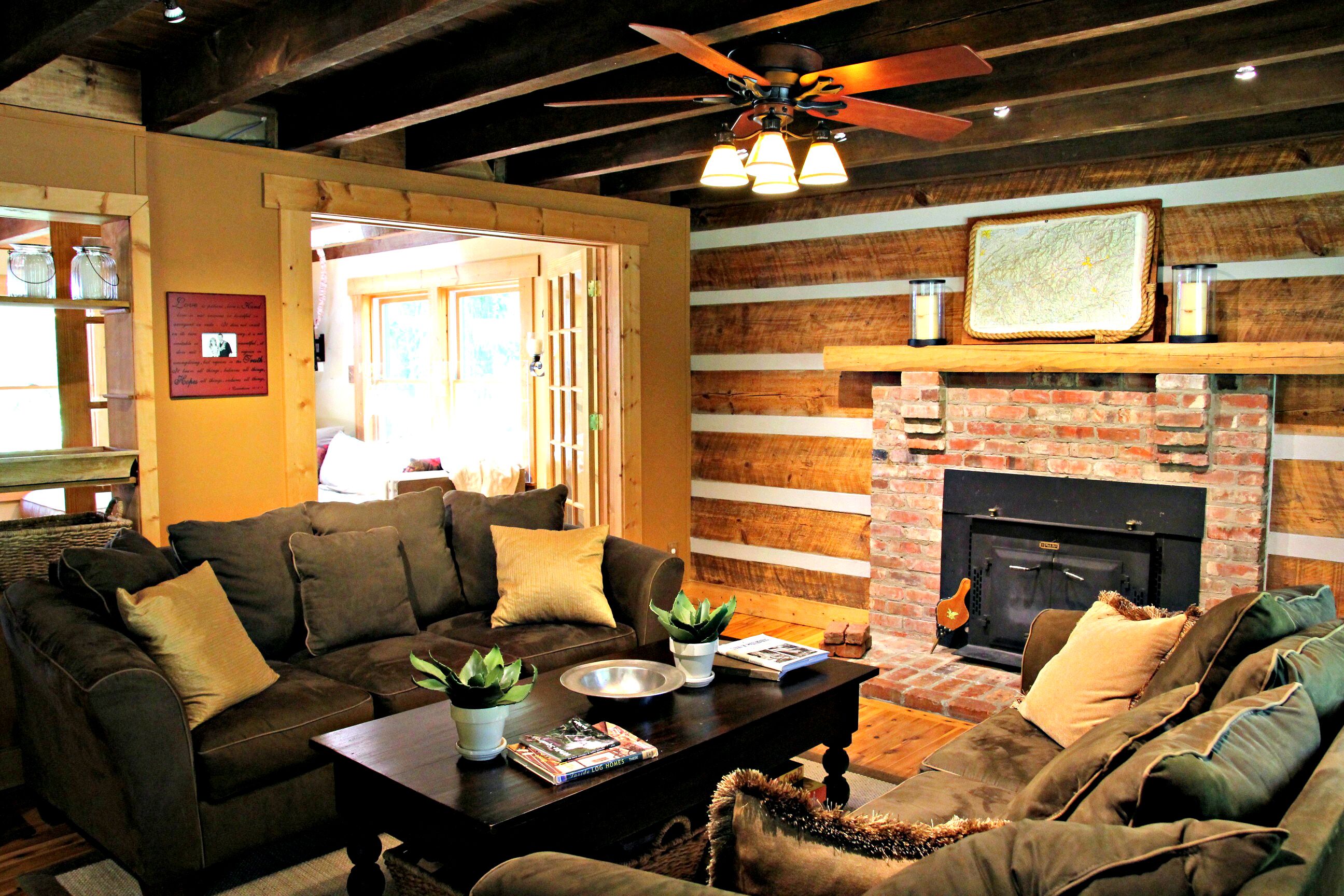 Brevard Mountain Cabin Retreat with Waterfall and Pond!