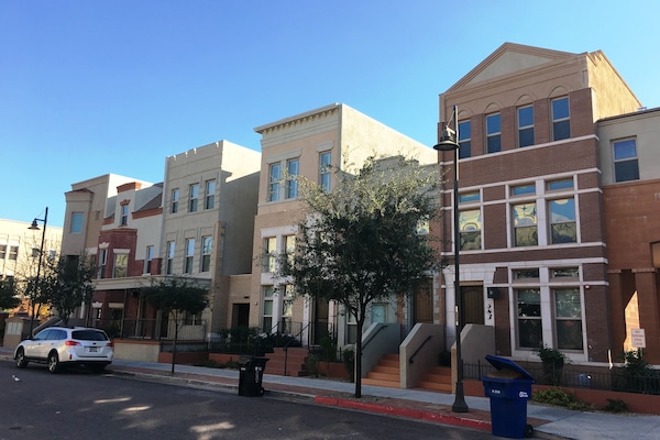 Quiet Brownstone street