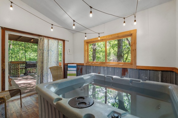 Baignoire à remous intérieure