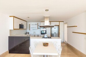 Villa, 4 Bedrooms, Private Pool | Private kitchen | Full-sized fridge, microwave, oven, stovetop