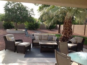 Terrace/patio - Spring Training Ballpark,  NASCAR, Football, Golfing, Winter Get away. (Goodyear)