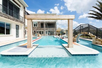 Huge Gulf Course-Front House w/ Bowling Alley, Lazy River, Home Theater & More