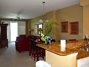 Interior - Beautifully furnished with Beach Service. 1 mile to Pier Park Shopping Center. (Panama City Beach)
