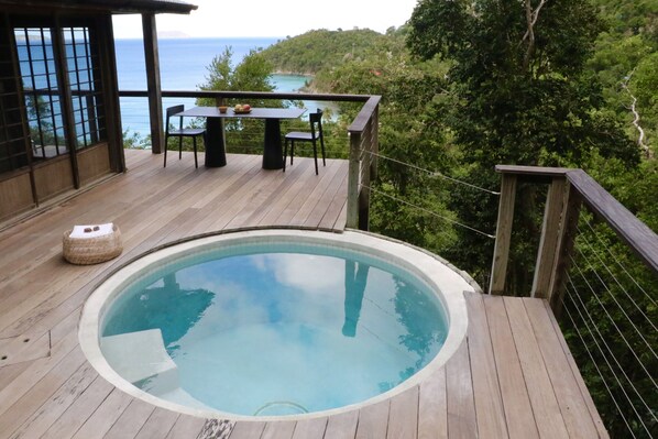 Outdoor pool - Mampoo House - Luxury Vacation Rental, St. John, USVI (St. John)
