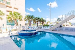 Indoor pool, a heated pool