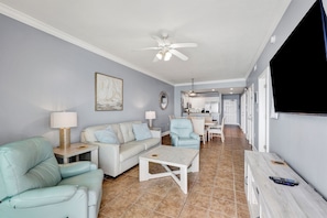 Smart TV, table football - Beachfront Condo with Oversized Balcony & Gulf Views! Hot Tub-In/Out Pool (Gulf Shores)