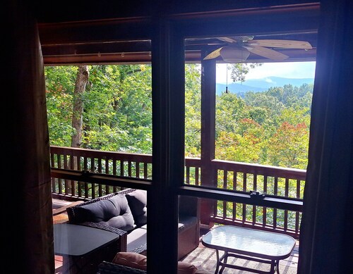 WHAT A VIEW from the HOT TUB! 