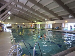Indoor pool, outdoor pool