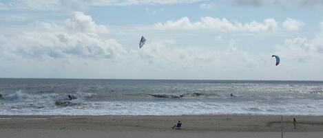 Beach nearby, sun-loungers