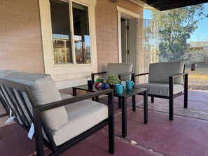 Terrace/patio - Studio Guest  house  on  a  1.5   acre  fenced property (Apache Junction)