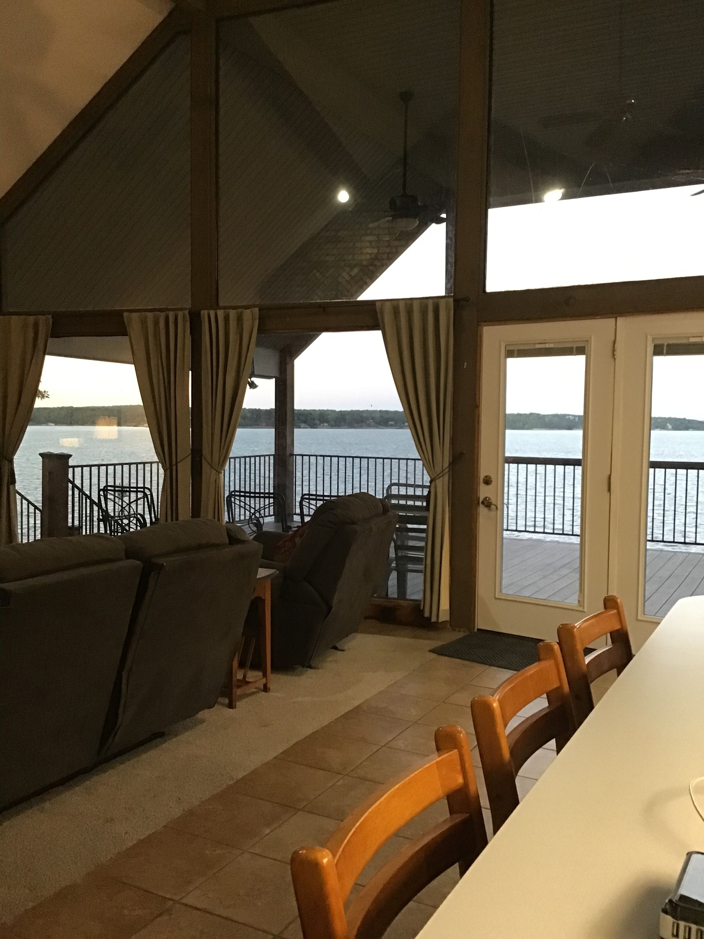 Main floor entry to deck