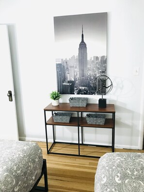 3 soverom, strykejern/-brett, reiseseng for barn og wi-fi