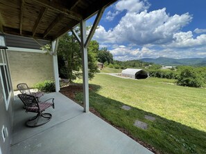 Relax on the porch and enjoy the magnificent views.  