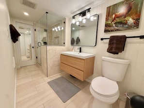 Bathroom - Cozy Cabin on Florida River- 15 mins from Downtown (Durango)