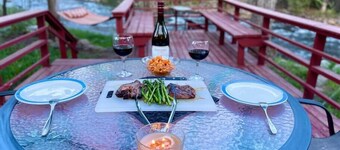Log Cabin sur la rivière de la Floride, à 15 minutes de Durango