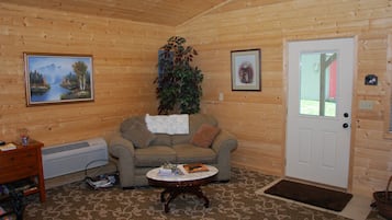 Smart TV, DVD player, books, video library